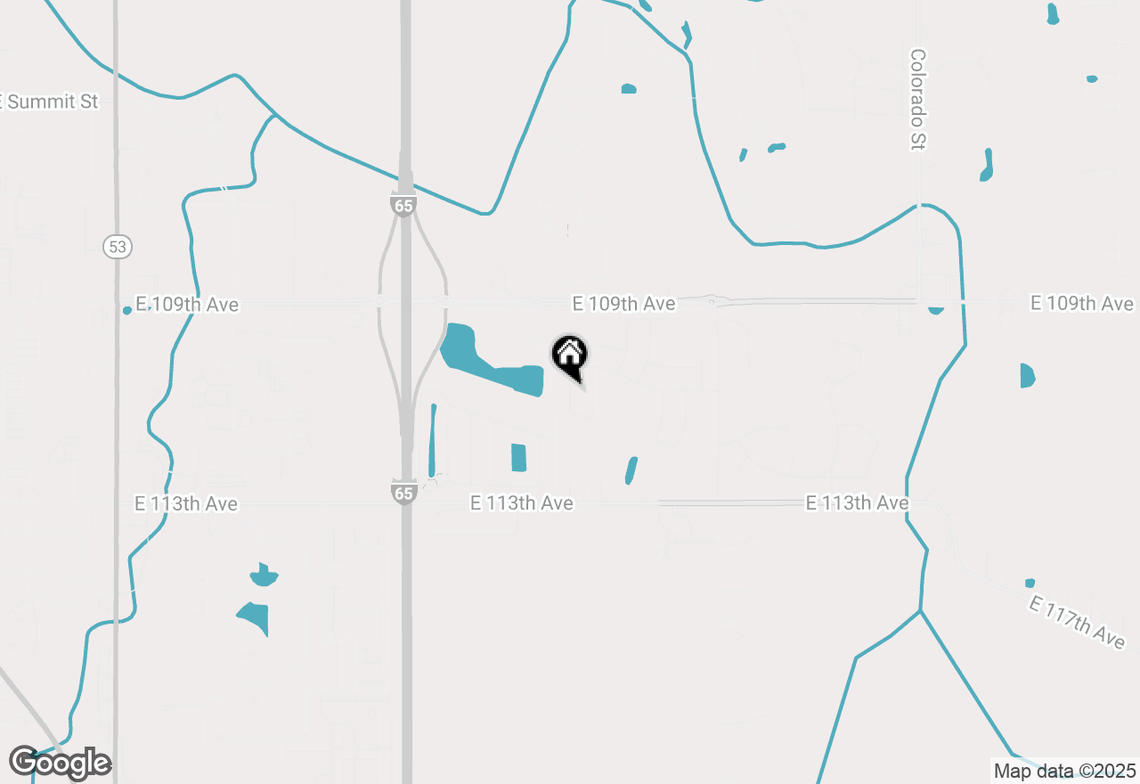 Map of 11111 Illinois Place, Crown Point, IN 46307