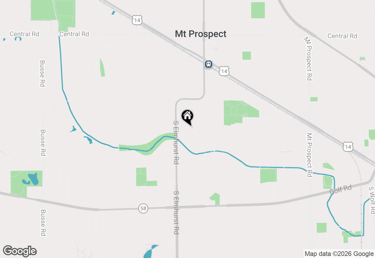 Map of 517 S Pine Street, Mount Prospect, IL 60056