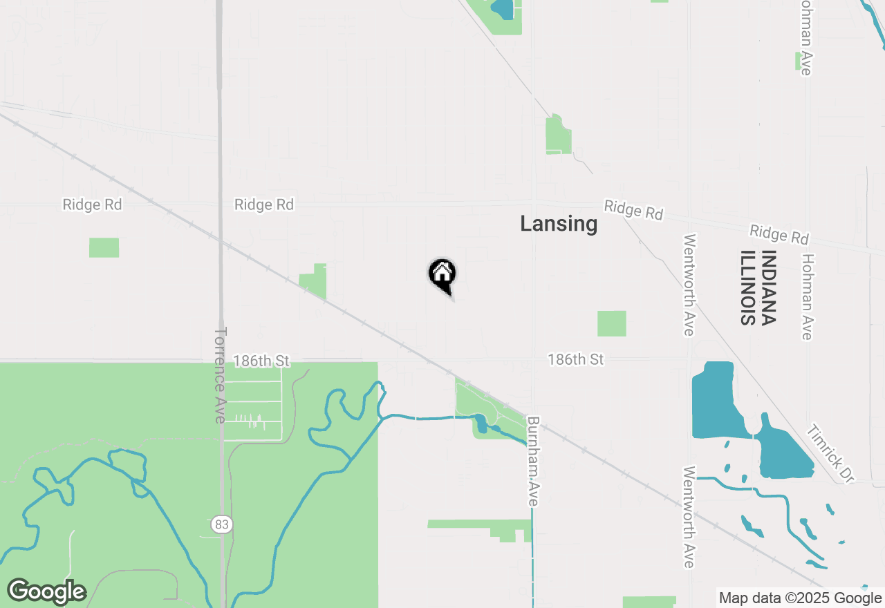 Map of 18433 Ridgewood Avenue, Lansing, IL 60438