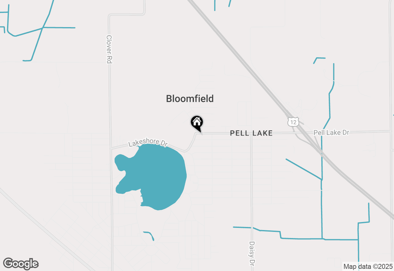 Map of W1059 Pell Lake Dr, Genoa City, WI 53128
