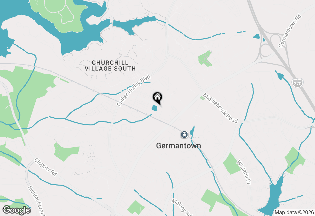 Map of 19740 Vaughn Landing Drive, Germantown, MD 20874