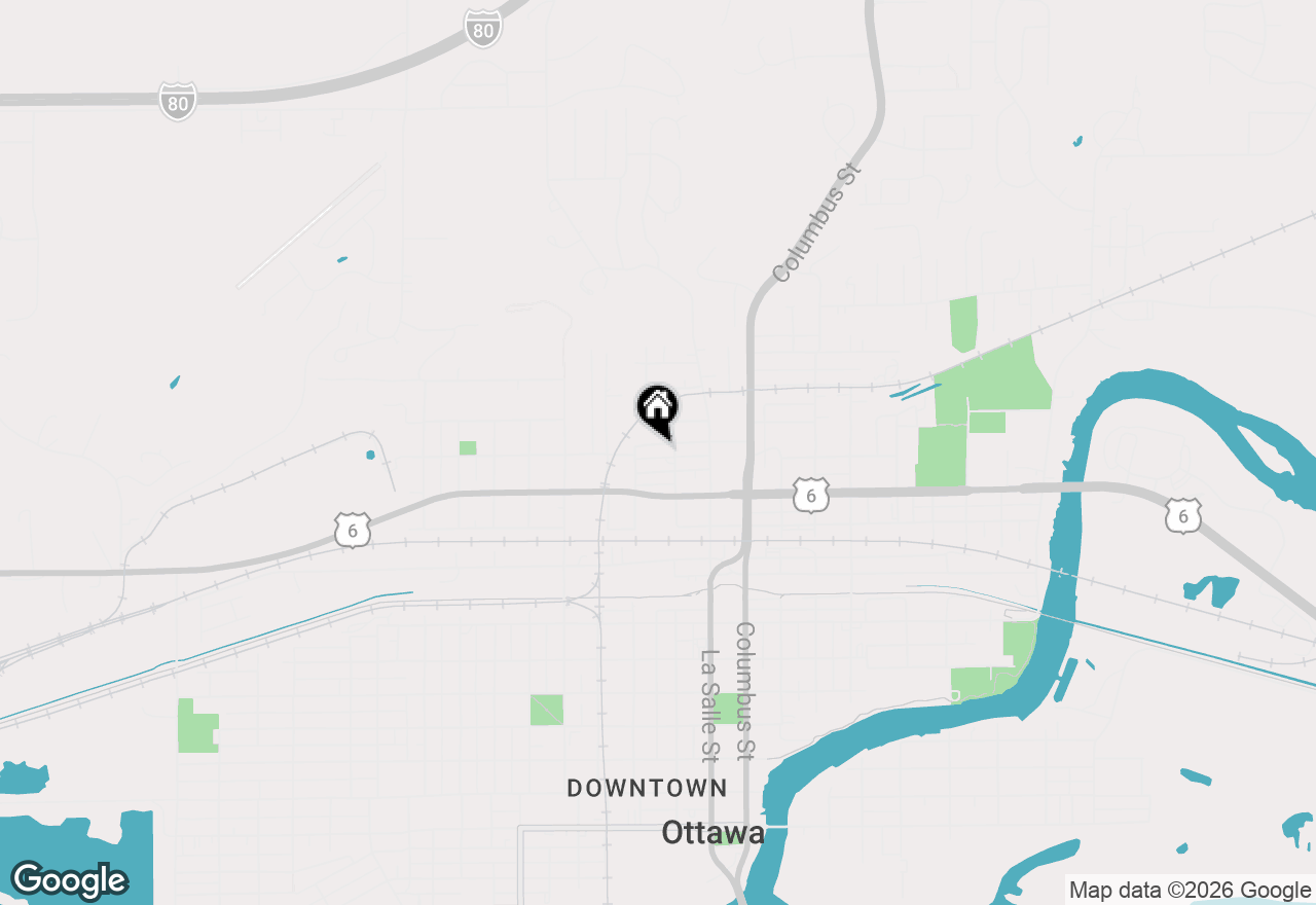 Map of 317 Deleon Street, Ottawa, IL 61350