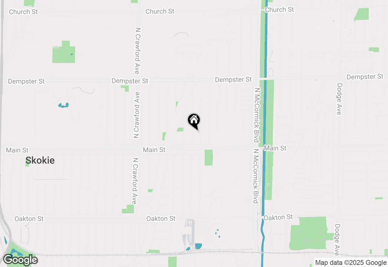 Map of 8454 Monticello Avenue, Skokie, IL 60076