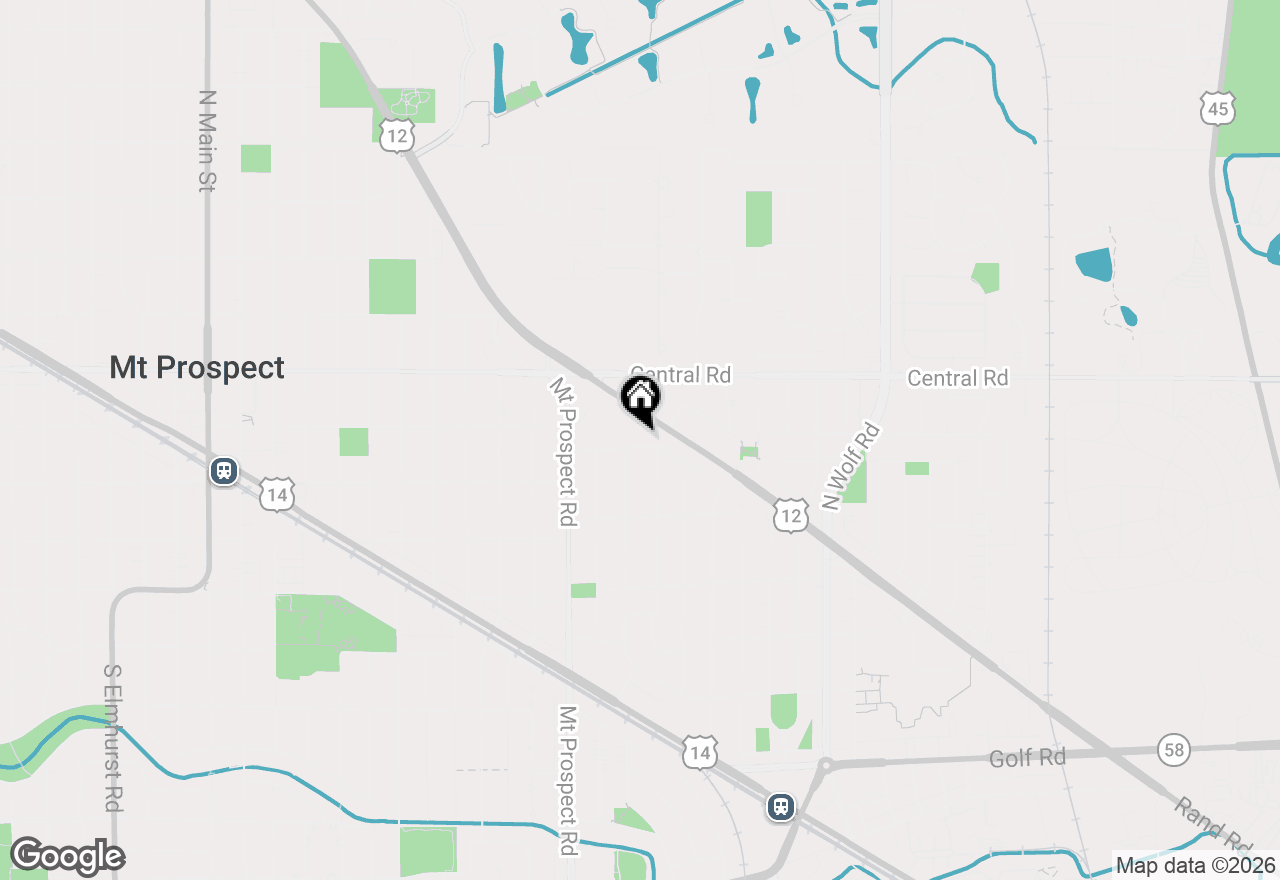 Map of 160 Wisconsin Drive, Des Plaines, IL 60016