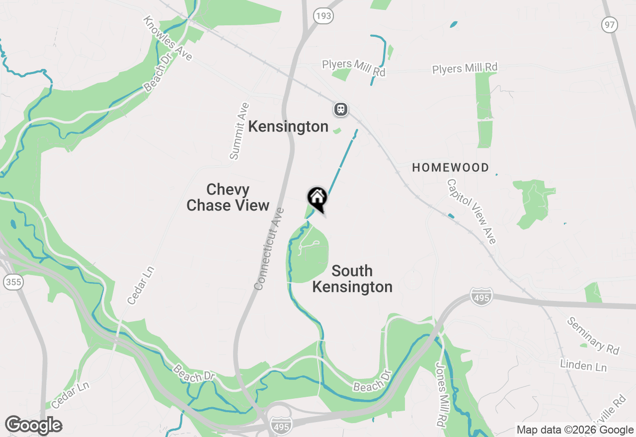 Map of 10003 Kensington Parkway, Kensington, MD 20895