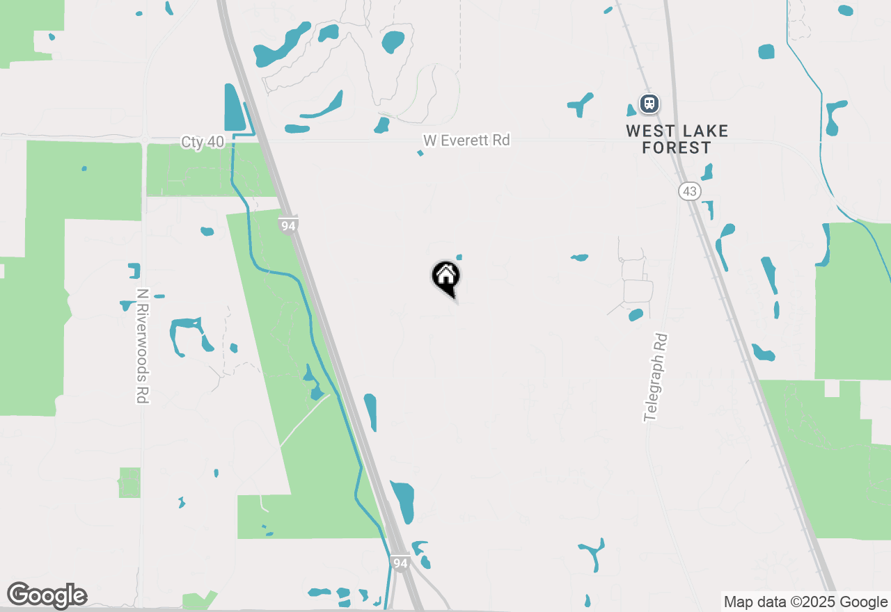 Map of 1436 S Estate Lane, Lake Forest, IL 60045