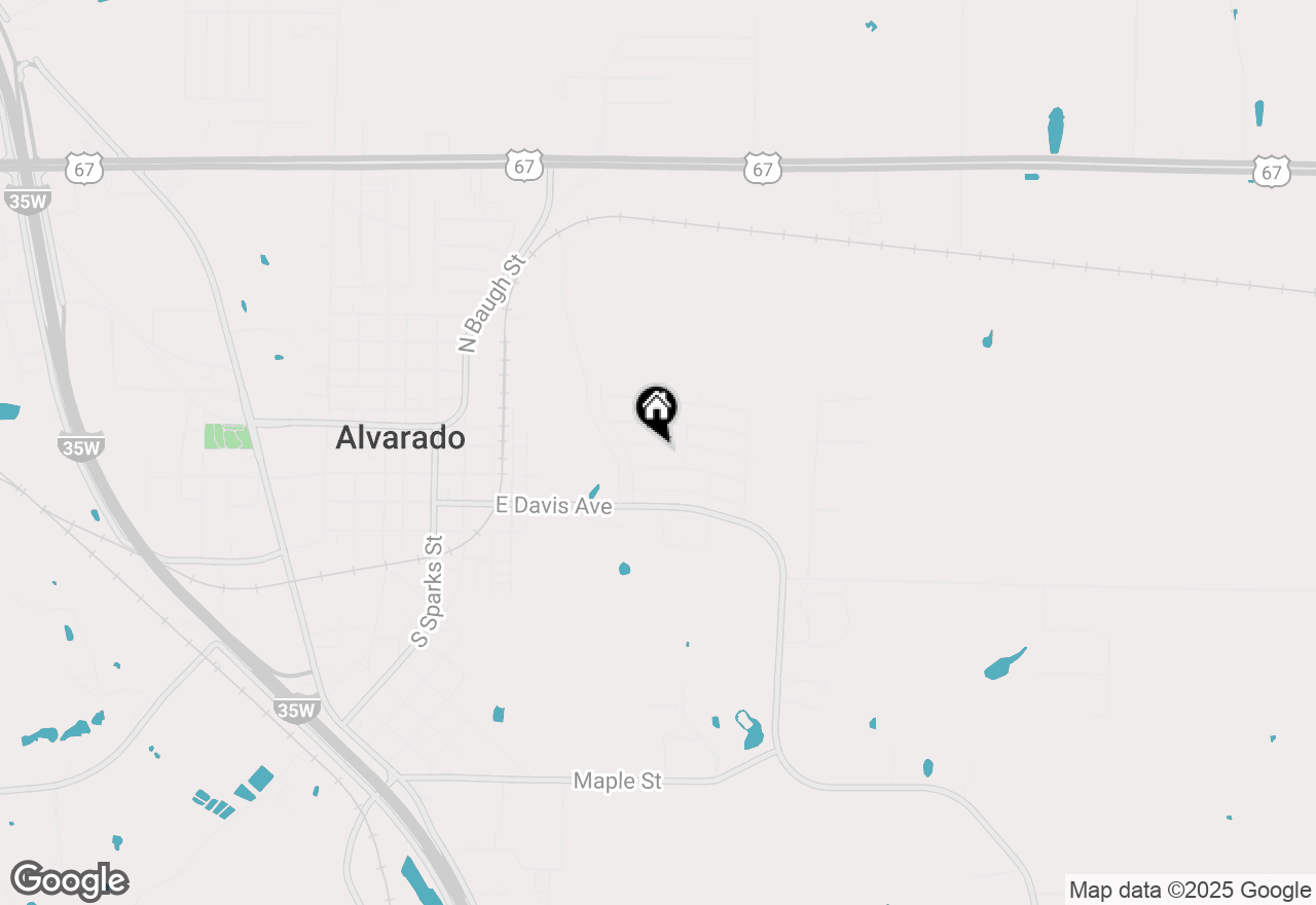 Map of 1032 Snowy Owl Drive, Alvarado, TX 76009