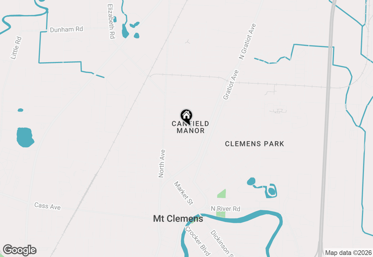 Map of 269 Euclid Street, Mt Clemens, MI 48043