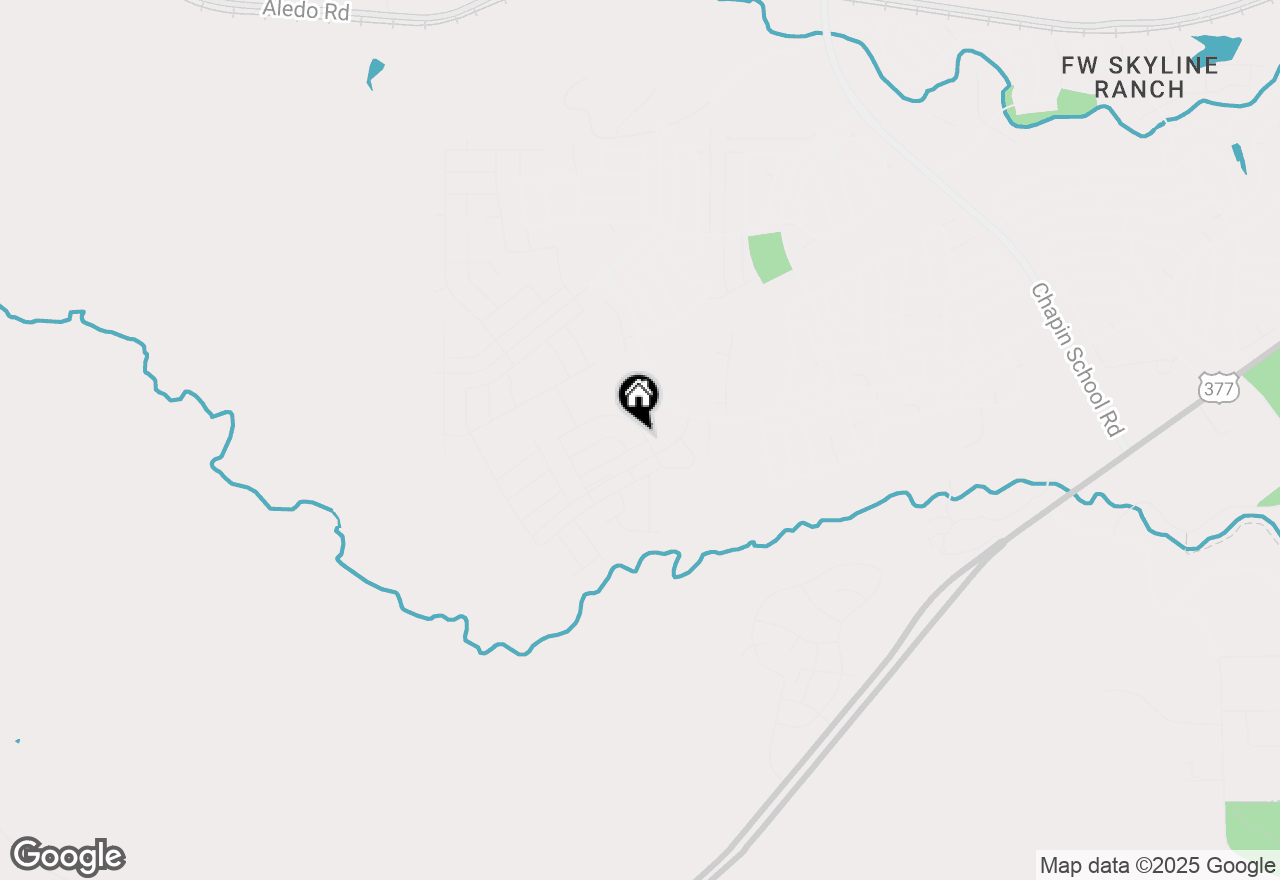 Map of 10413 Gray Hills Drive, Fort Worth, TX 76126