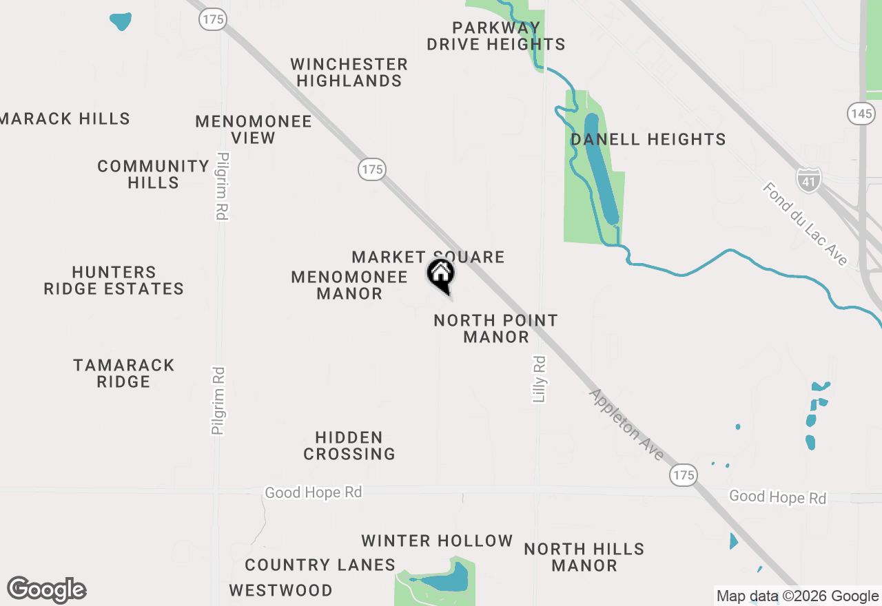 Map of N76W14571 North Point Ct, Menomonee Falls, WI 53051