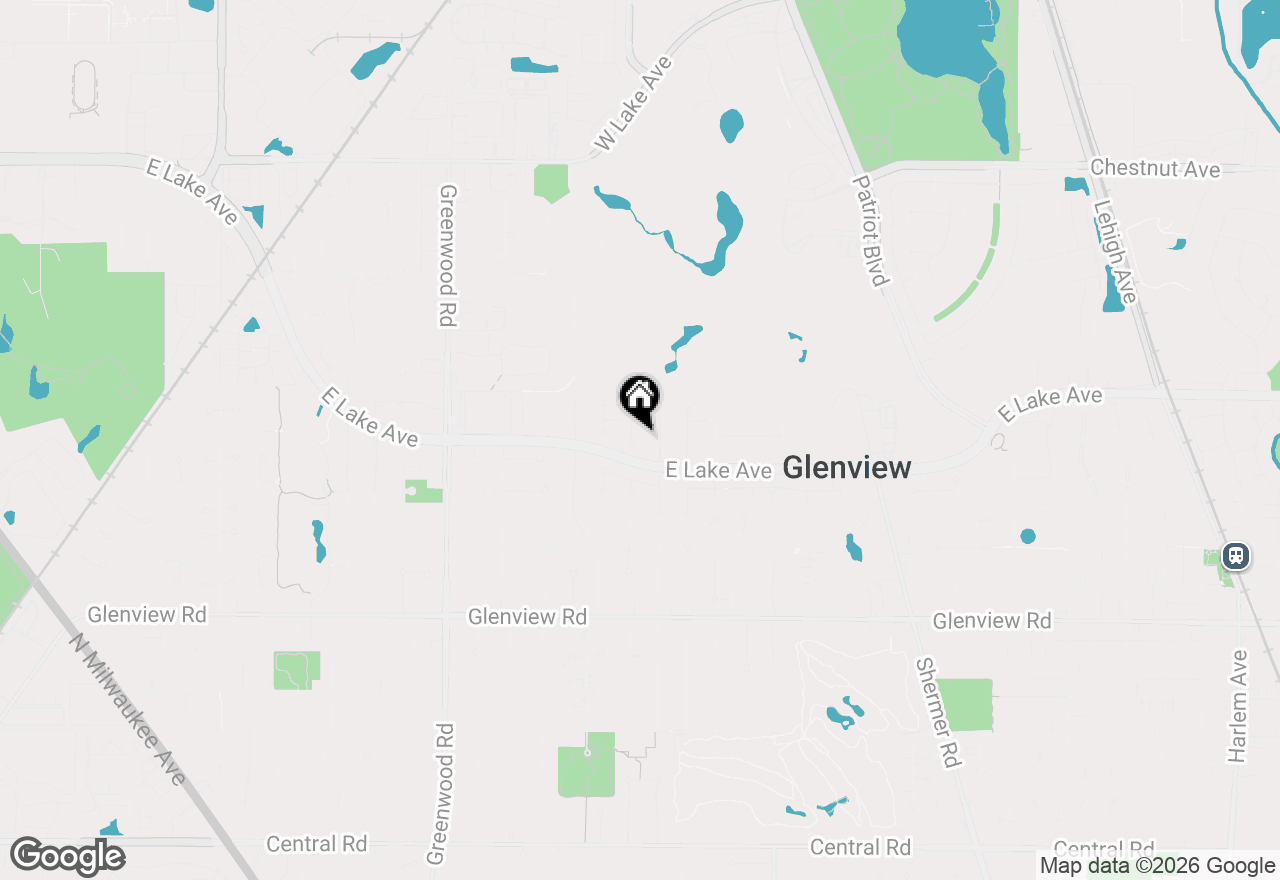 Map of 2927 Peachgate Court, Glenview, IL 60026