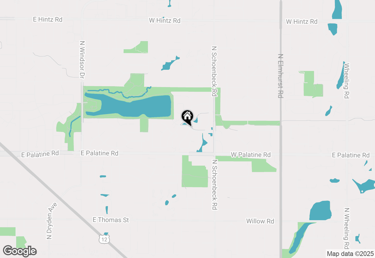 Map of 2034 N Charter Point Drive #2034, Arlington Heights, IL 60004