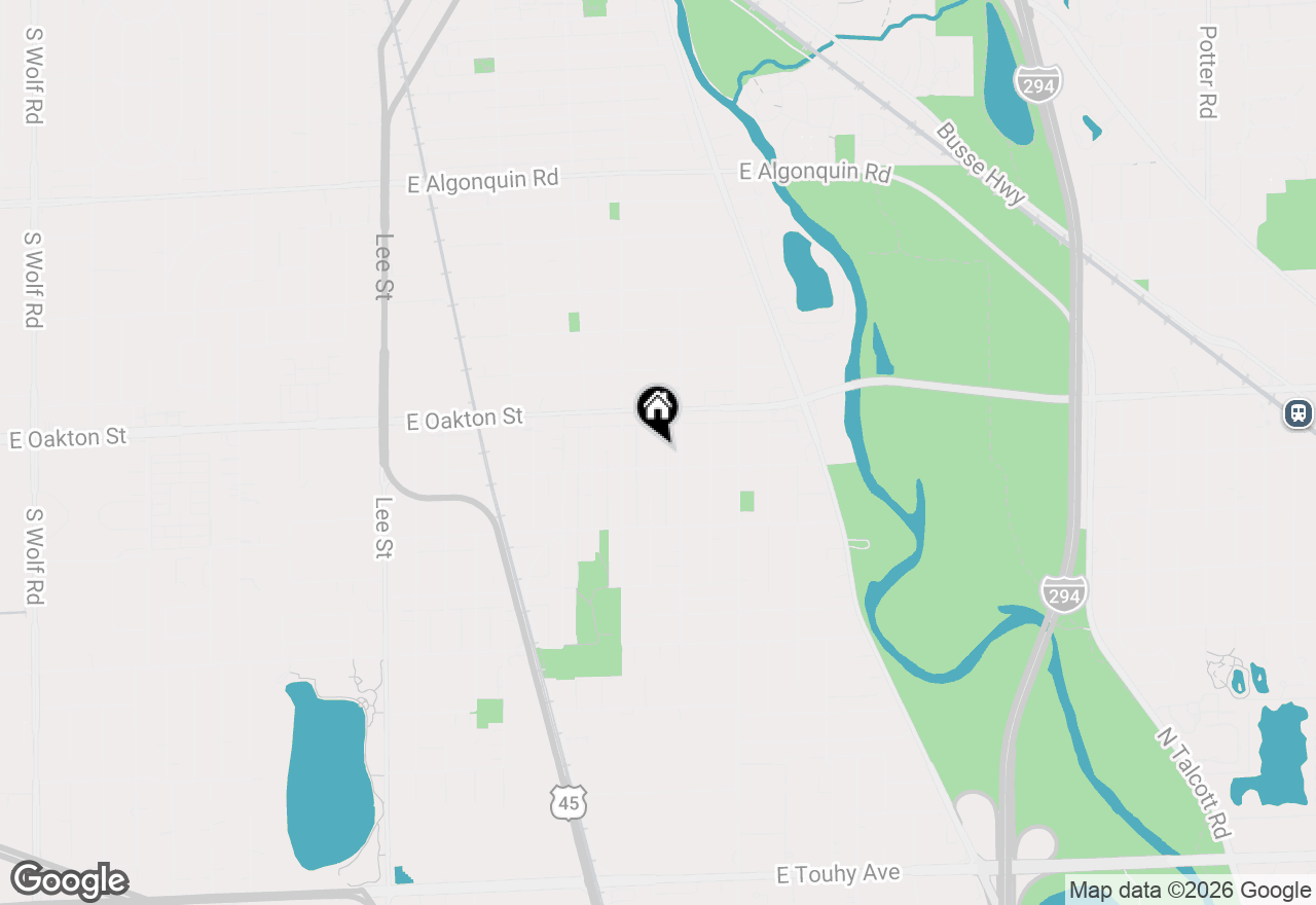 Map of 1673 Linden Street, Des Plaines, IL 60018