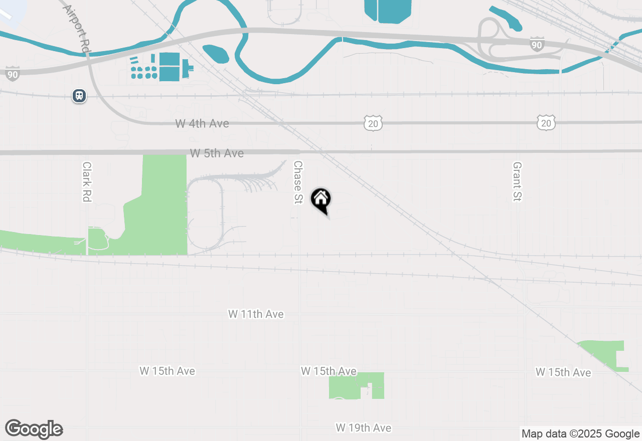 Map of 724 Taney Street, Gary, IN 46404