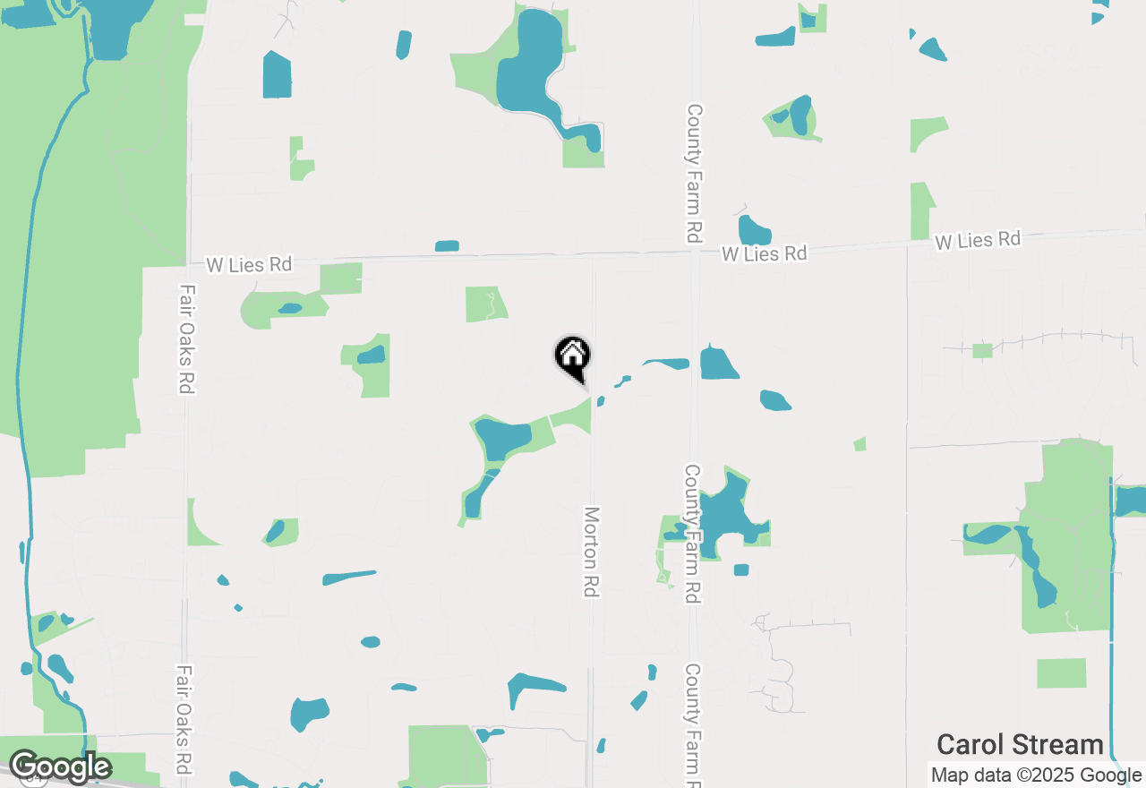 Map of 876 Burning Trail, Carol Stream, IL 60188