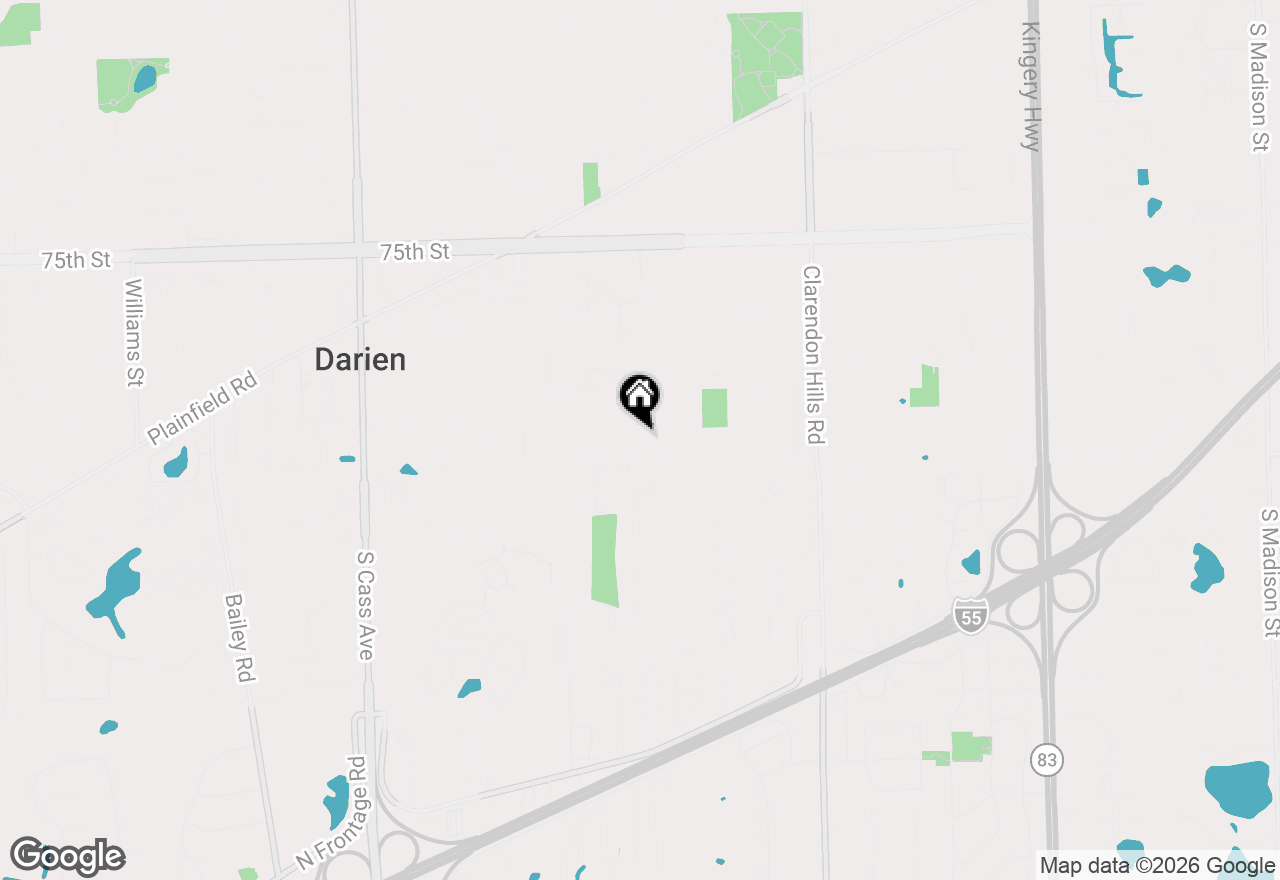 Map of 7821 Dorchester Lane, Darien, IL 60561