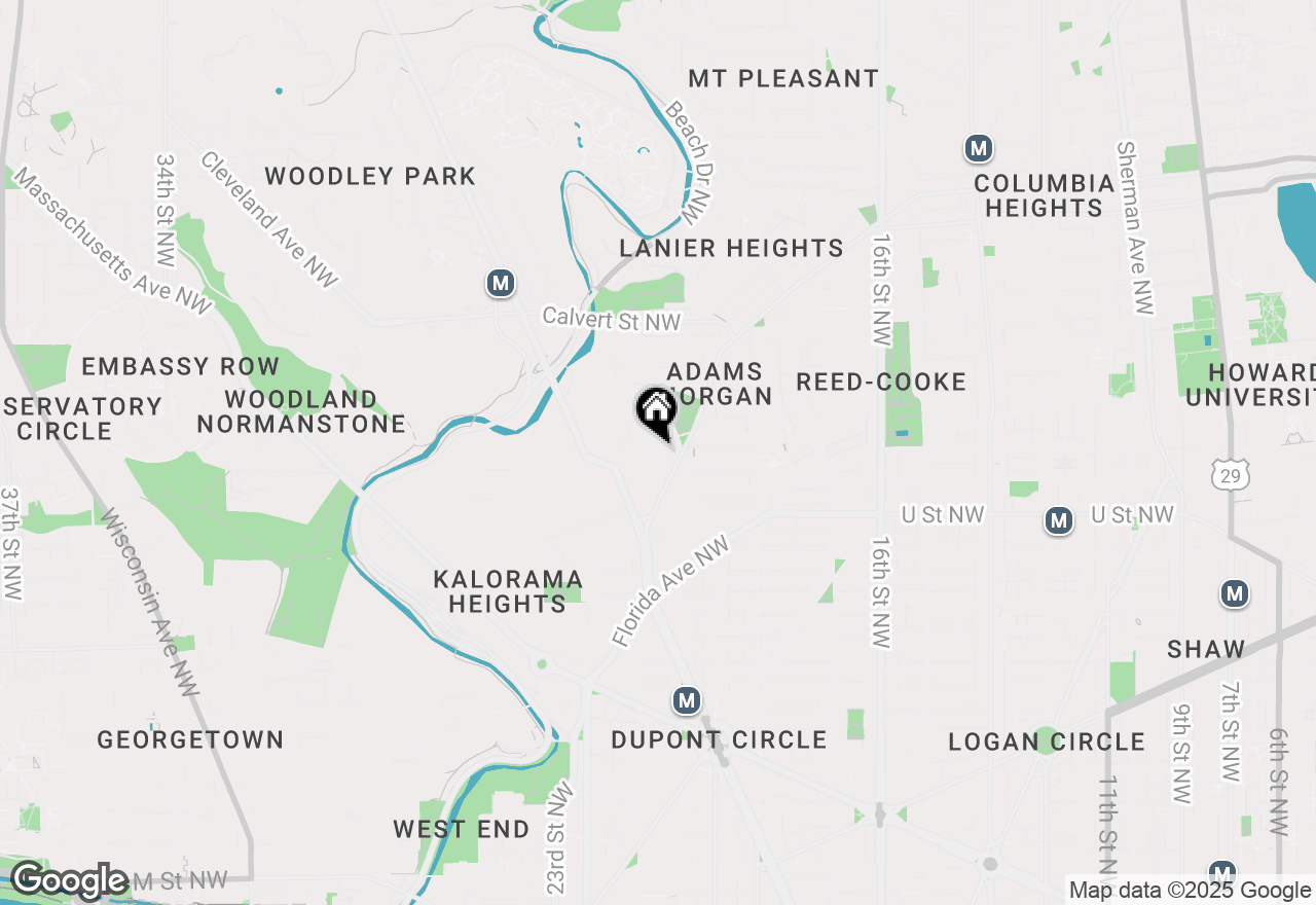 Map of 2227 20th Street Nw #107, Washington, DC 20009