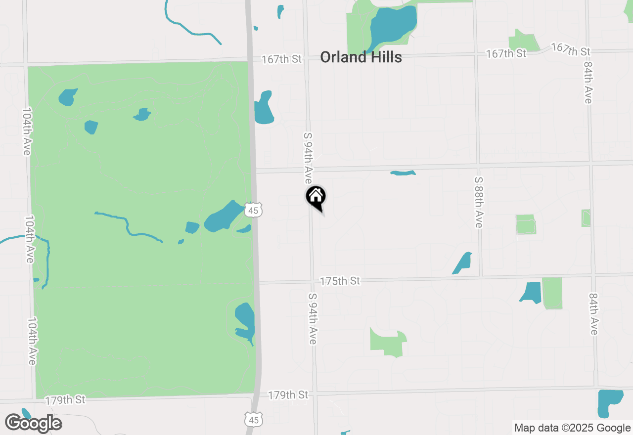 Map of 17224 Briar Drive, Tinley Park, IL 60487