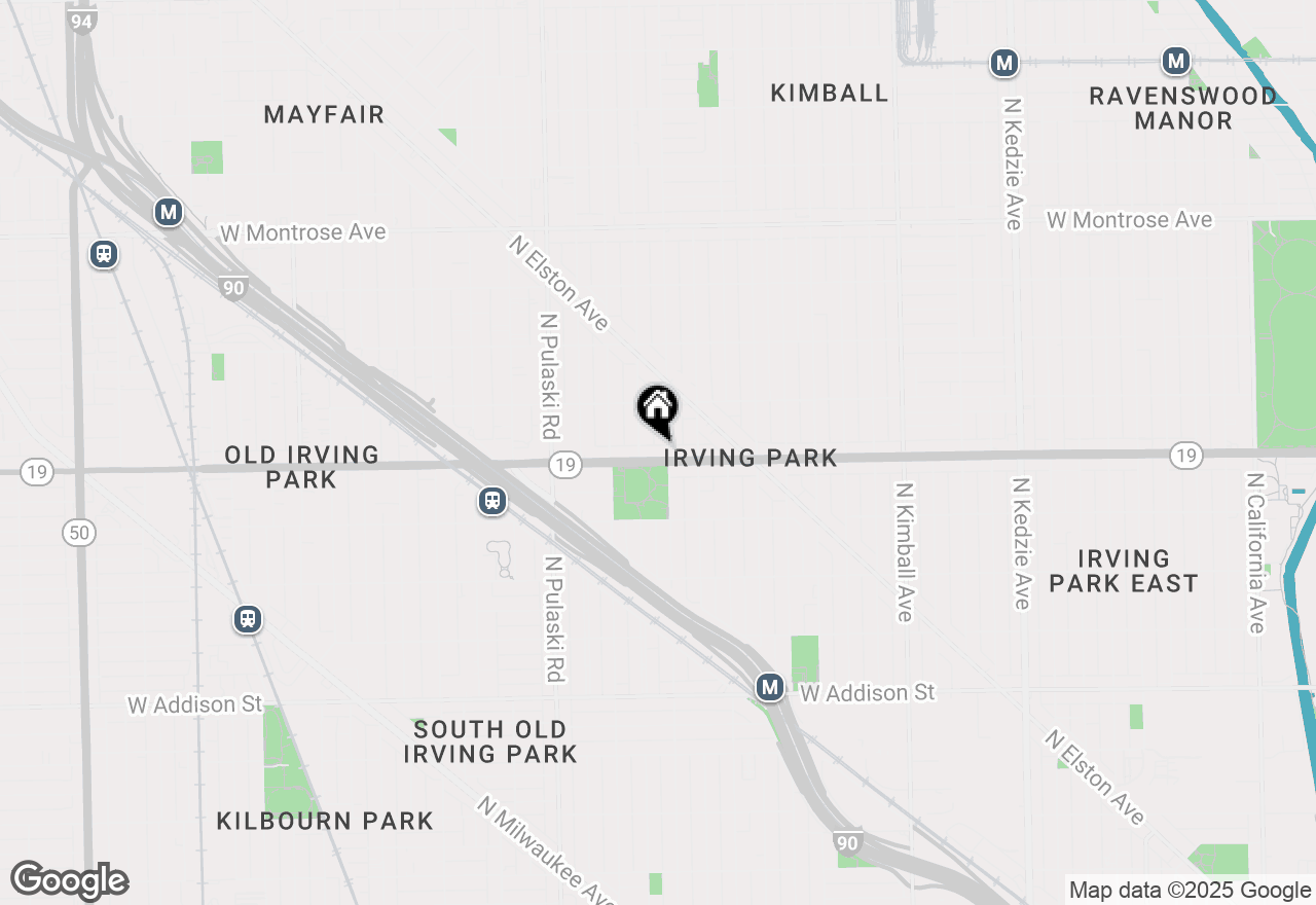 Map of 3806 W Irving Park Road #3, Chicago, IL 60618