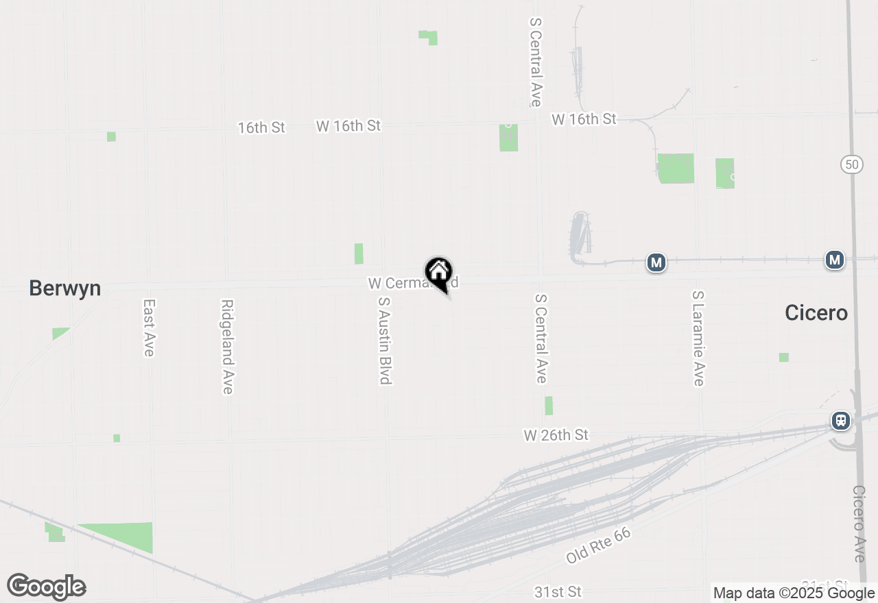 Map of 2222 S 58th Court, Cicero, IL 60804