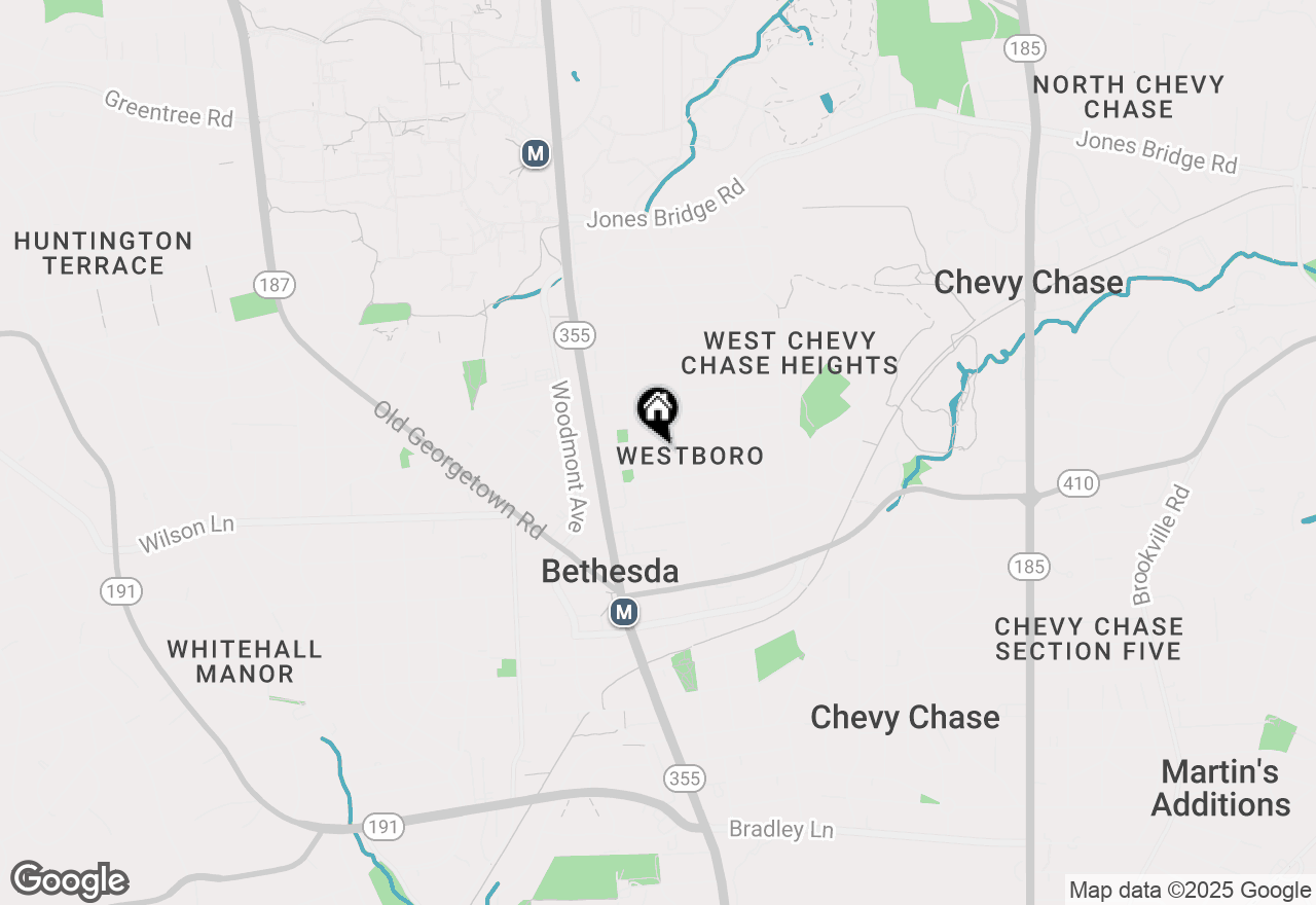 Map of 4607 Harling Lane, Bethesda, MD 20814