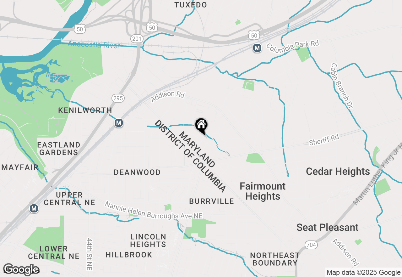 Map of 4818 Deanwood Drive, Capitol Heights, MD 20743
