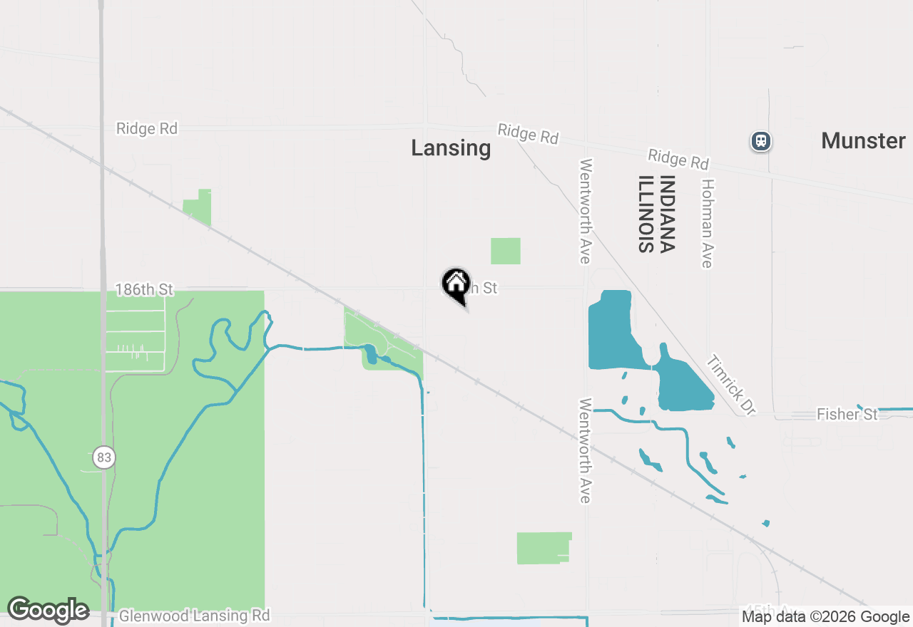 Map of 3256 Otto Street, Lansing, IL 60438