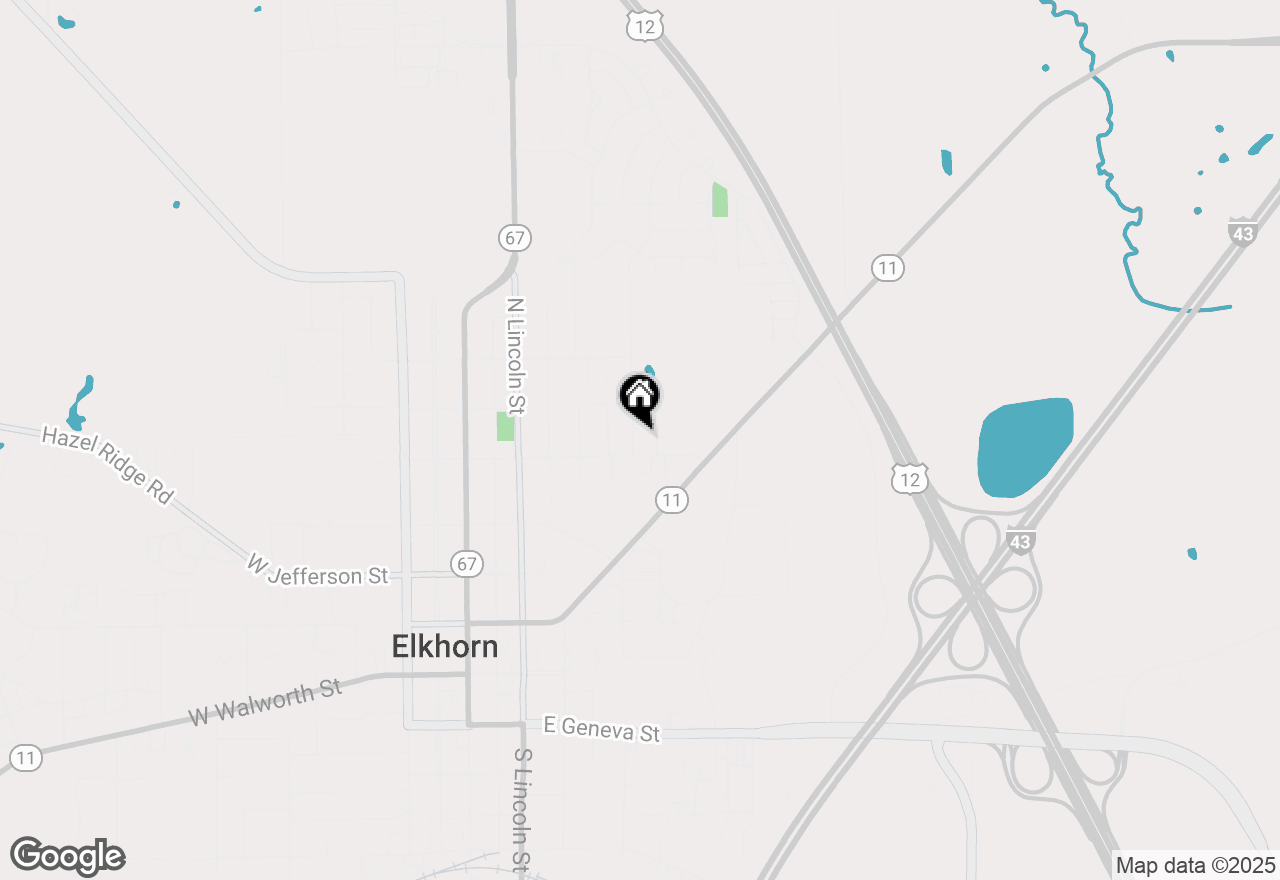 Map of 407 N Patricia St #409, Elkhorn, WI 53121