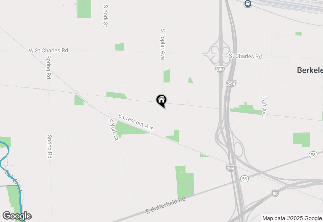 Map of 562 S Poplar Avenue, Elmhurst, IL 60126