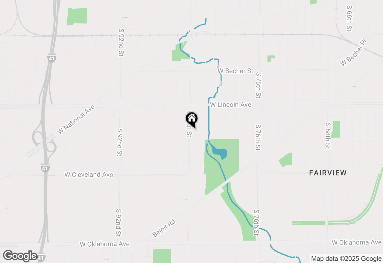 Map of 2442 S 84th St, West Allis, WI 53227