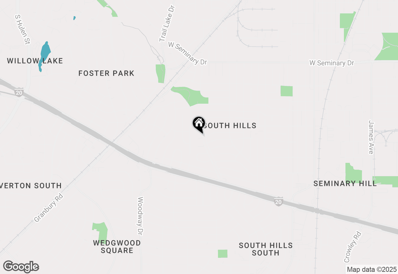 Map of 3554 Creston Court, Fort Worth, TX 76133