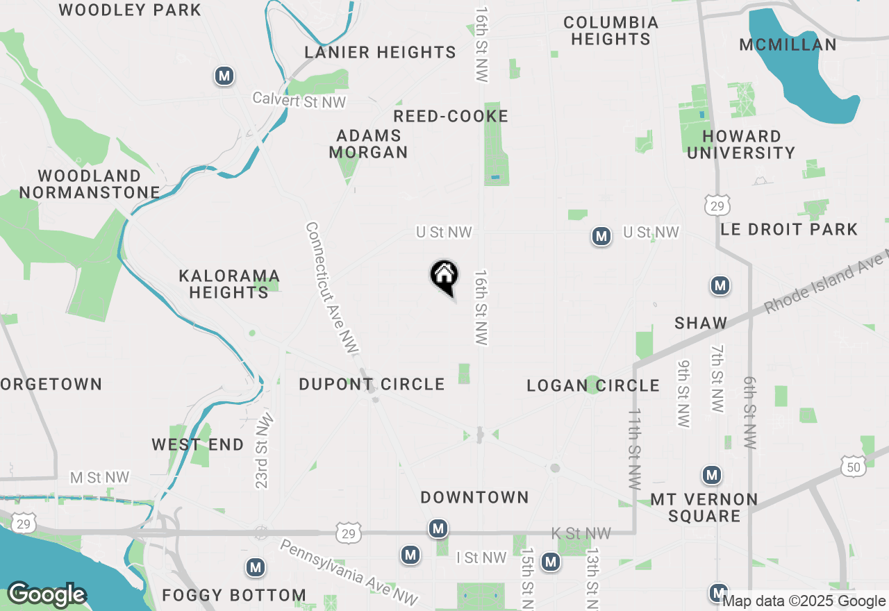 Map of 1724 17th Street Nw #71, Washington, DC 20009