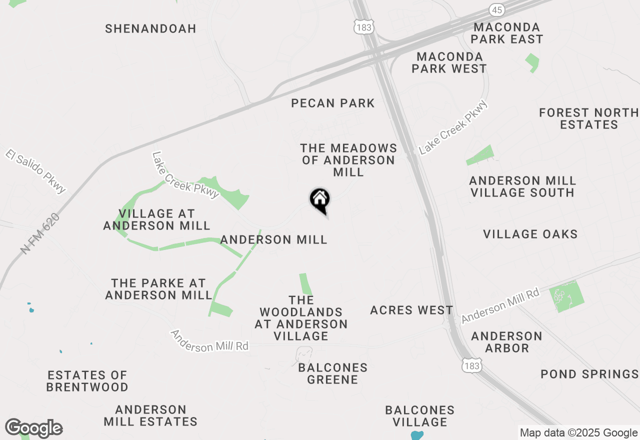 Map of 12302 Double Tree Ln, Austin, TX 78750