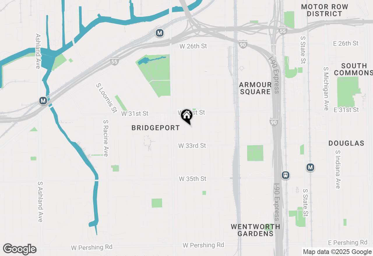 Map of 3158 S Union Avenue #1R, Chicago, IL 60616