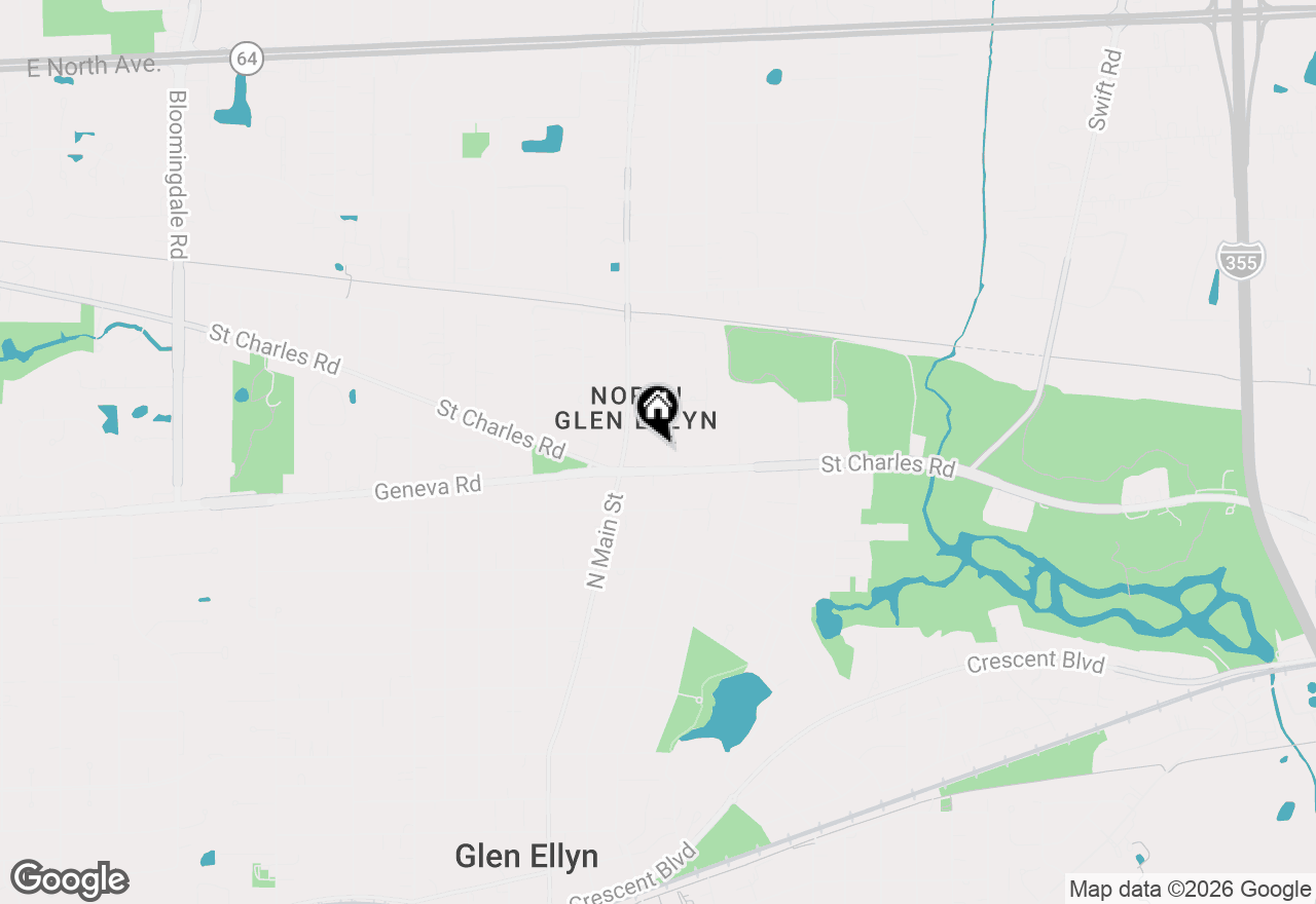 Map of 850 Forest Avenue, Glen Ellyn, IL 60137