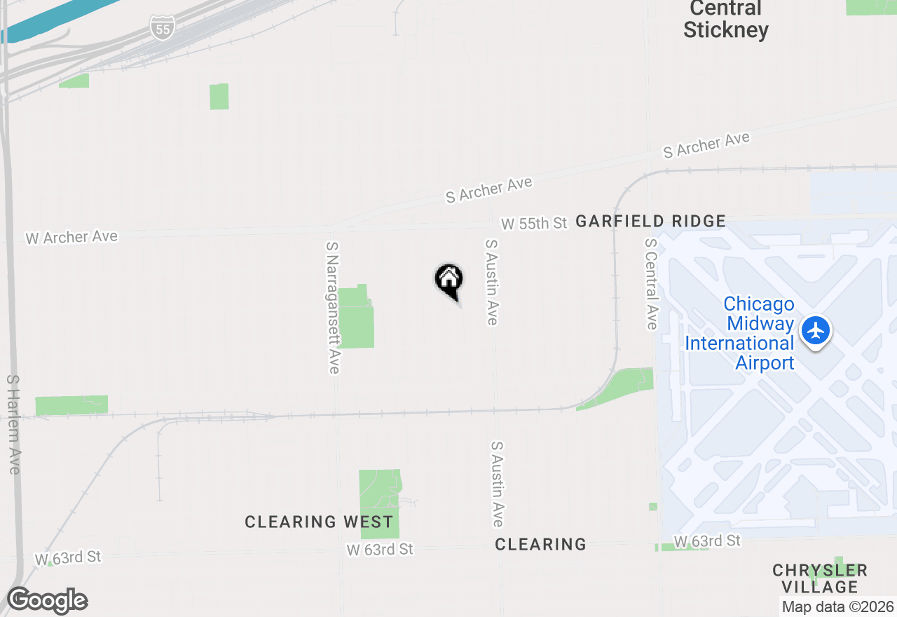 Map of 5700 S Meade Avenue, Chicago, IL 60638
