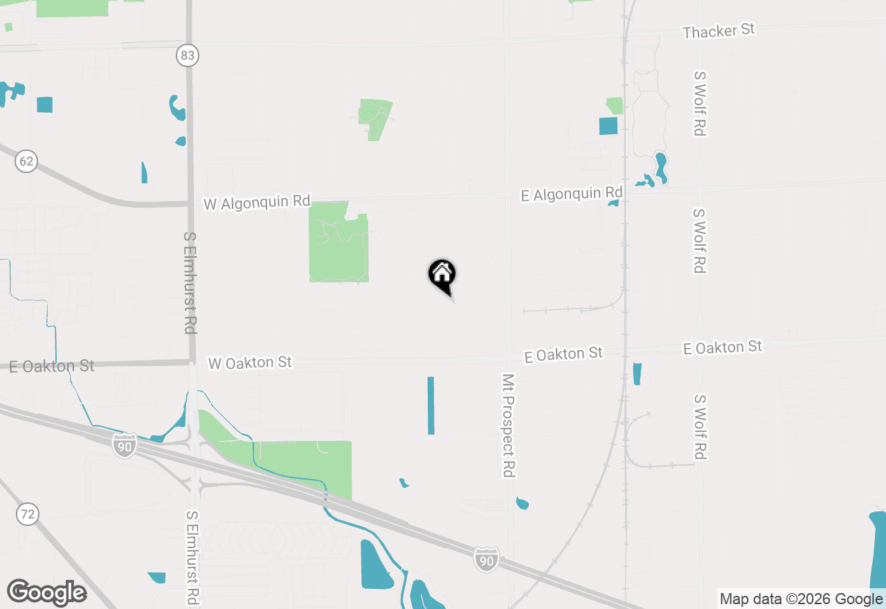 Map of 160 Lancaster Lane, Des Plaines, IL 60018