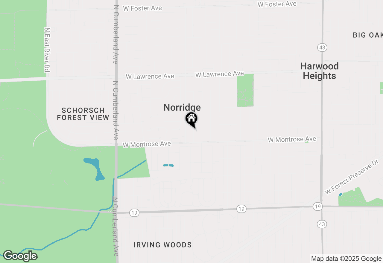 Map of 4436 N Osage Avenue, Norridge, IL 60706