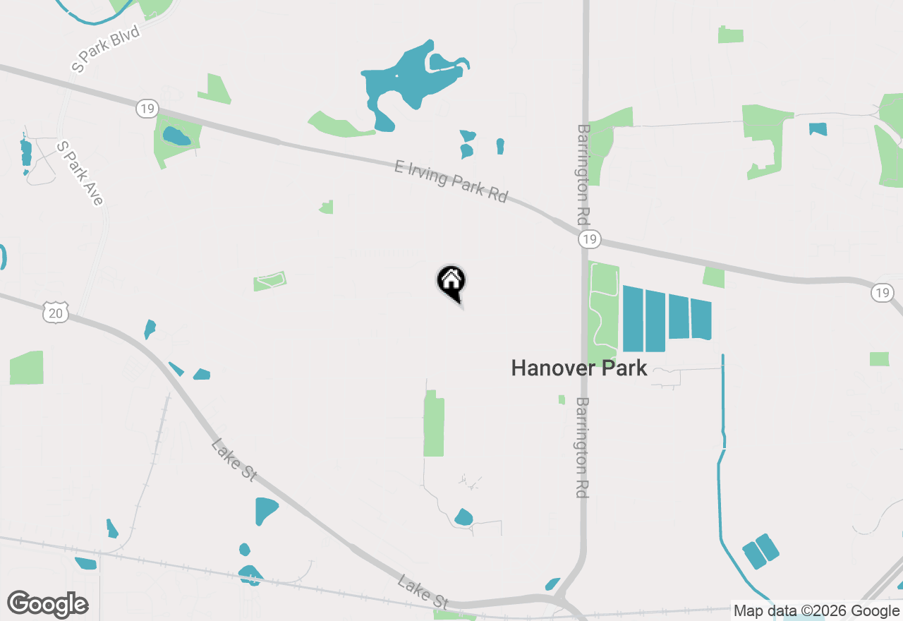 Map of 7151 Mulberry Street, Hanover Park, IL 60133
