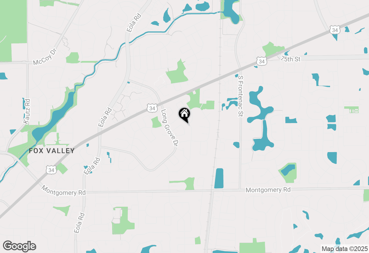 Map of 3094 Timber Hill Lane, Aurora, IL 60504