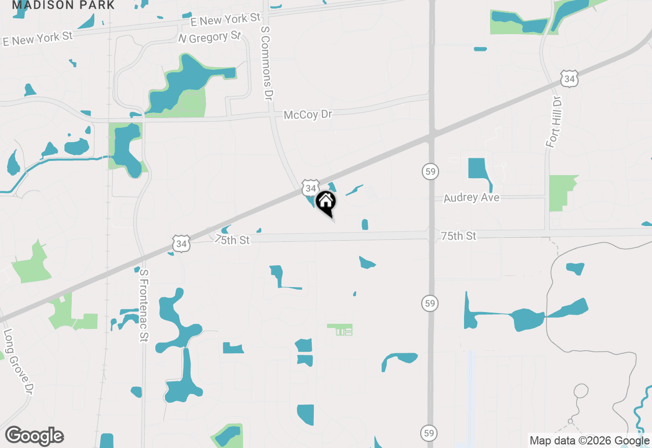 Map of 4130 Landing Drive #3B, Aurora, IL 60504