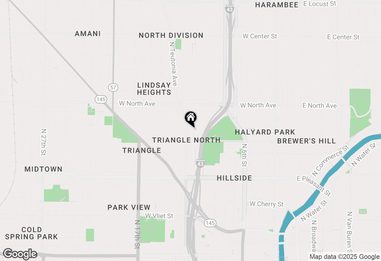 Map of 1125 W Lloyd St, Milwaukee, WI 53205