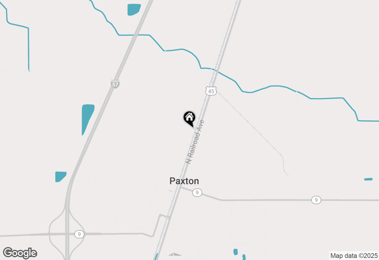 Map of 615 N Market Street, Paxton, IL 60957