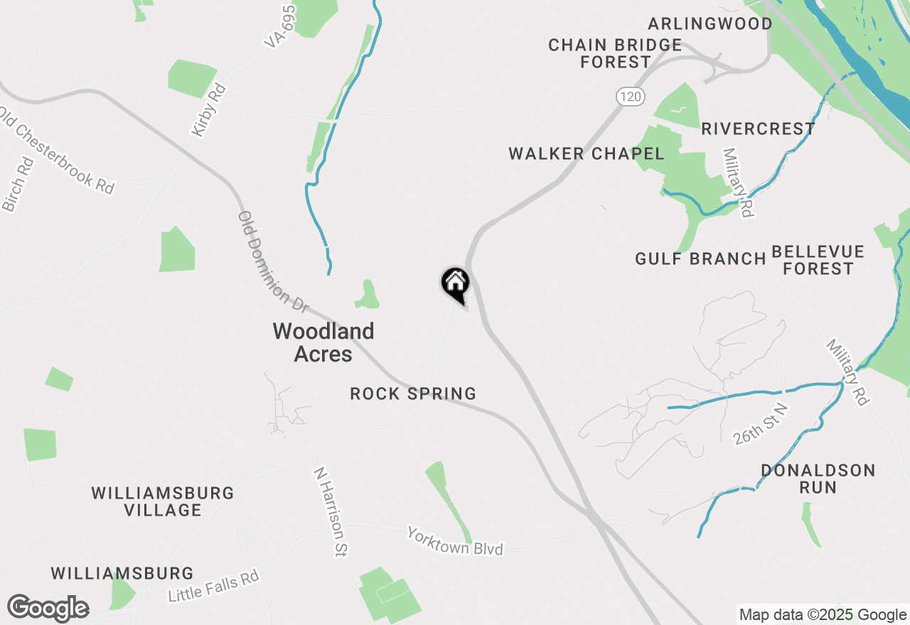 Map of 4774 Williamsburg Boulevard, Arlington, VA 22207