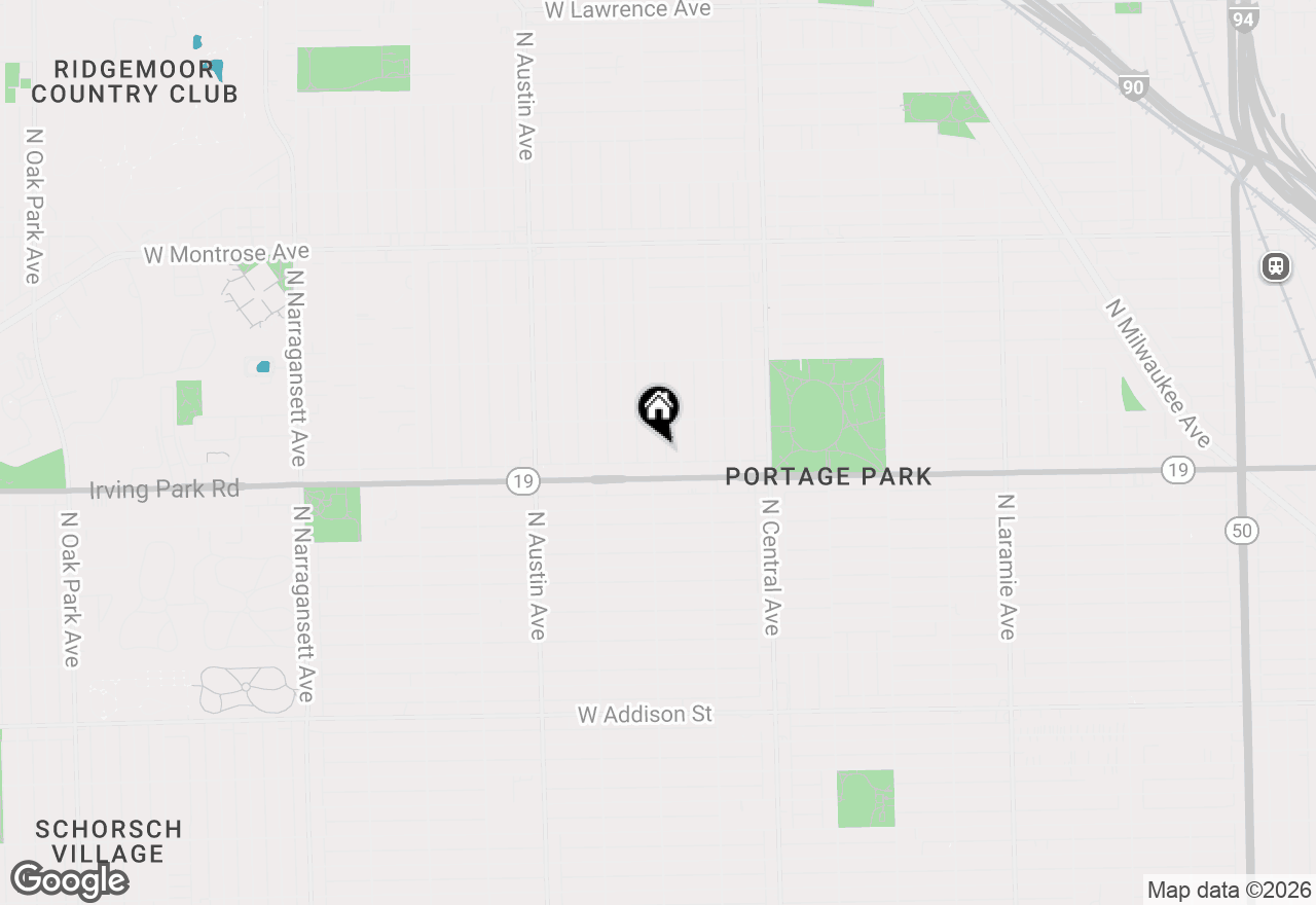 Map of 4025 N Menard Avenue, Chicago, IL 60634