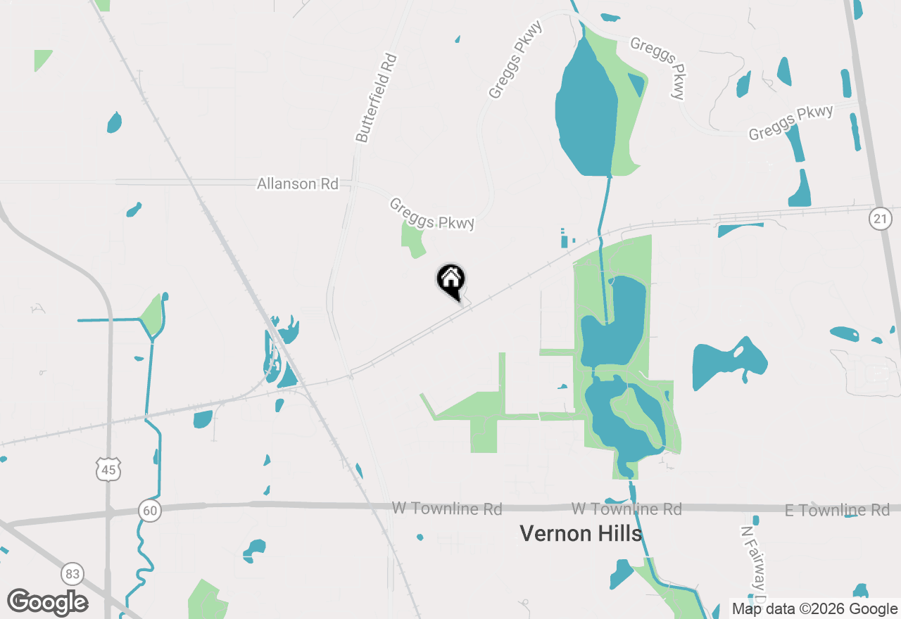 Map of 371 Sycamore Street, Vernon Hills, IL 60061