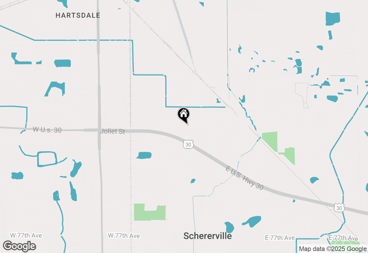 Map of 245 W Joliet Street #201, Schererville, IN 46375