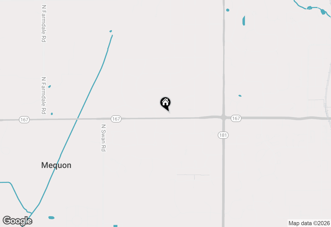 Map of 11223 N Westwood Cir #LT10, Mequon, WI 53097