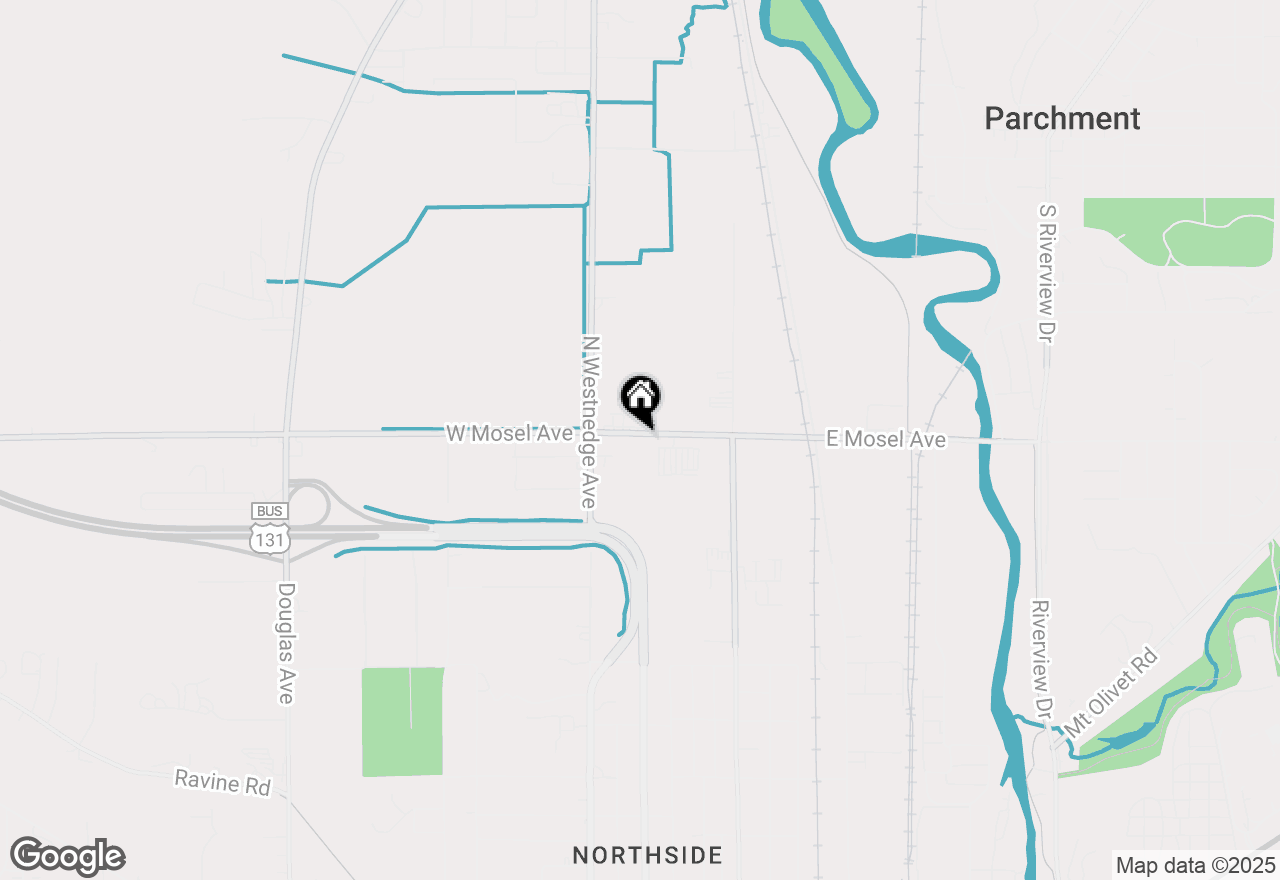 Map of 401 W Mosel Avenue, Kalamazoo, MI 49004