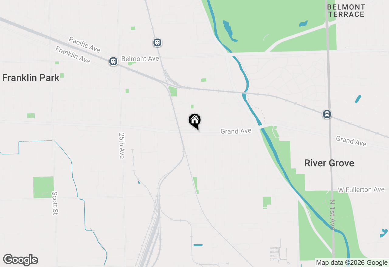 Map of 9151 Grand Avenue, Franklin Park, IL 60131